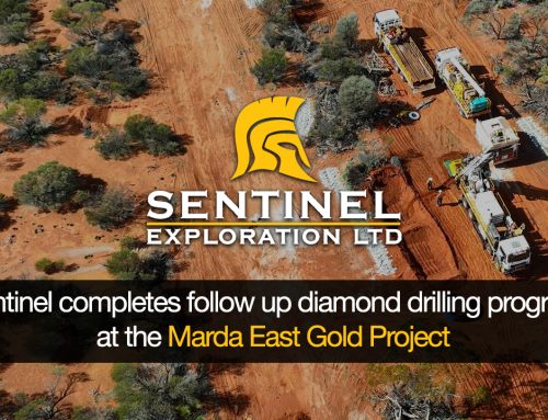 Sentinel completes follow up diamond drilling on RC Hole 057 at Marda East Gold Project