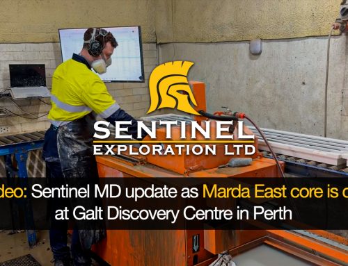 Video: Sentinel’s Marda East core cut at the Galt Discovery Centre in Perth